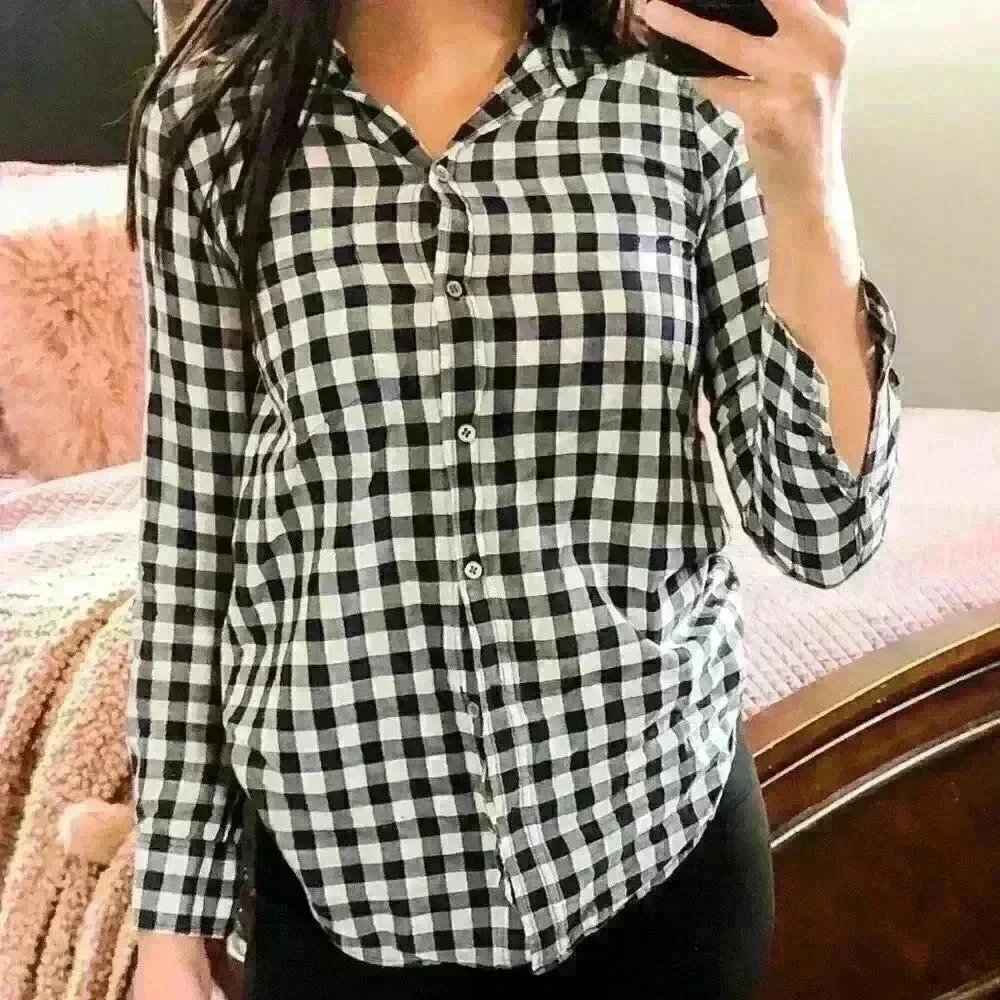 J Crew Checker Sweater - Picture 8 of 13